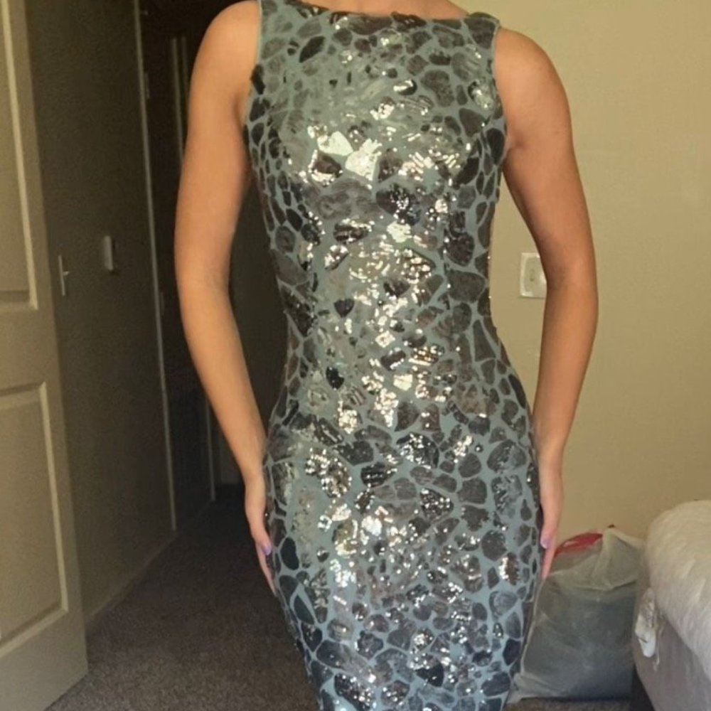 Jovani Sage Sequin Mermaid Dress - Picture 9 of 13
